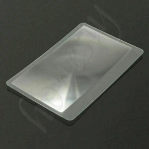 3/5/10/20pcs Credit Card 3X Magnifier Reading Magnifying Glass Pocket Magnifier - Bild 1 von 8