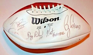 Vintage Team Player Signed Miami Dolphins NFL Wilson Football Autographed Ball - Picture 1 of 12