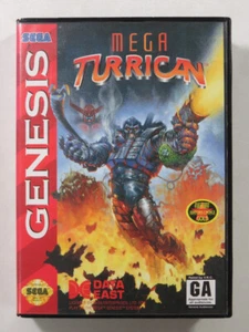 MEGA TURRICAN SEGA GENESIS NTSC-USA (COMPLETE - SIDE SUNFADE) - Foto 1 di 10