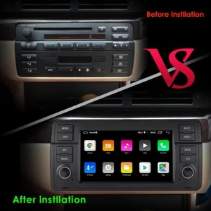 7'' For BMW E46 M3 318i 320i 325i 330i CarPlay Radio Stereo Android 12 GPS Navi - Foto 1 di 18