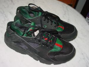 2017 Mens Nike Air Huarache Run "Customized" Mesh Running Shoes! Size 9 - Picture 1 of 14