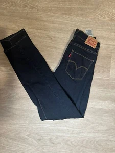 Levis Original Fit Jeans Rinse Dark Blue Wash Women's Size 25 - Picture 1 of 3