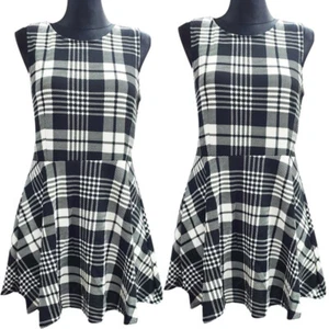 Vestido mujer, estampado a cuadros, talla 40 - Imagen 1 de 1