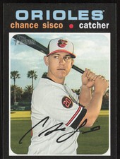 2020 Topps Heritage   Chance Sisco #357 Baltimore Orioles