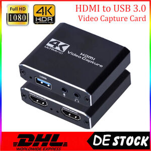 USB 3.0 Digital Audio Video Capture Grabber HDMI to USB 3.0 TV Konverter Karte