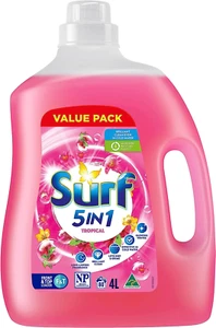Surf Liquid Washing Detergent Tropical 80 W 4 L Style Name:Tropical Lily - Picture 1 of 9