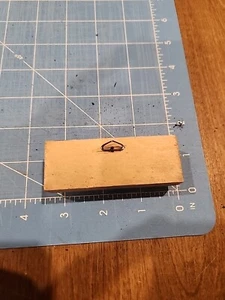 Vintage Steel Rule Die For Letterpress 3.25" X 1.25" .918 RULE HEIGHT - Picture 1 of 2