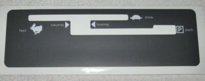 CALCOMANÍA DE CAMBIO DE RANGO ORIGINAL ALLIS CHALMERS 7030 7040 7050 7060 7080 70266728 Foto 1 de 3