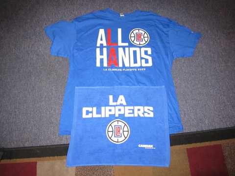 LA Los Angeles Clippers Playoffs Shirt XL + Rally Towel SGA 4/20/23 Cover