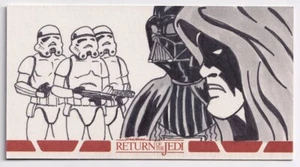 Star Wars Return of the Jedi Widevision 3D Sketch Darth Vader Wilson Ramos 1/1 - Picture 1 of 2