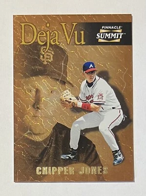 Chipper Jones 1996 Pinnacle Summit ABOVE AND BEYOND w/ M. Williams SP Card #161 - Image 1 of 2