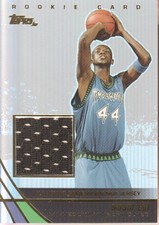 2003-04 Topps Jersey Edition Basketball #NE Ndudi Ebi RC JERSEY