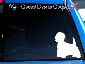 West Highland White Terrier-Westie-Vinyl Decal Sticker-Color Choice-HIGH QUALITY - Picture 1 of 2