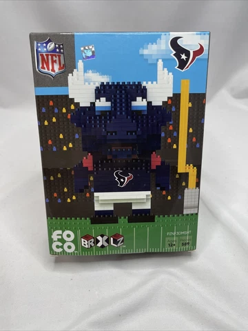 FOCO BRXLZ NFL Houston Texans Team Mascot 3-D Construction Toy Cover