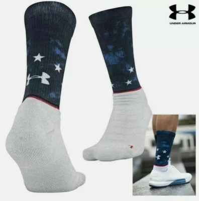 Under Armour Unrivaled Training Cushioned Crew Socks Large L Mens size 8-12  - Image 1 of 4