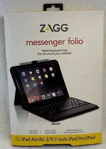 Zagg ID8BSF-BB0 Folio Case for Apple iPad Pro 9.7" - Picture 1 of 7