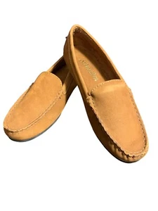 St. Johns Bay Shoes Women’s Suede Loafer Tan size 7M - Picture 1 of 10