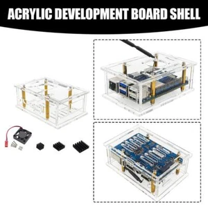 for Orange pi 5 Max acrylic case fan heat sink protective T7N7 A7C5 T9R4 H2Z3 - Photo 1/14