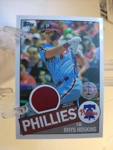 2020 Topps 1985 Topps 35th Anniversary Relics #85R-RHO Rhys Hoskins (51414)