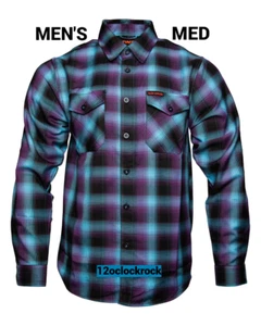 DIXXON x BLACK SABBATH PARANOID Collab Limited Edition Flannel Shirt - Men's M - Picture 1 of 11