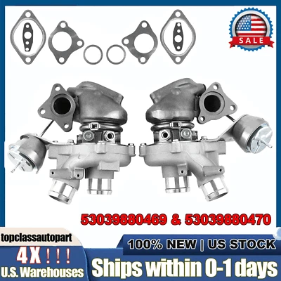 OEM PAIR Left & Right Turbo For Ford F150 F-150 V6 3.5L 13-2016 Gas Turbocharger Foto 1 de 4