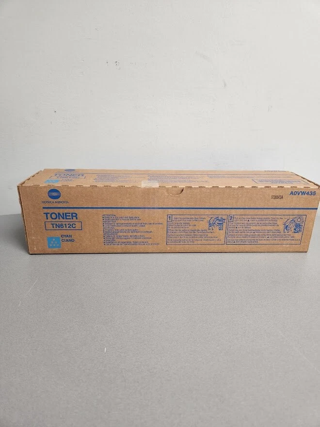 Cartucho de tóner cian Konica Minolta A0VW435 (TN612C) bizhub Pro C5501, C6501 Foto 1 de 1