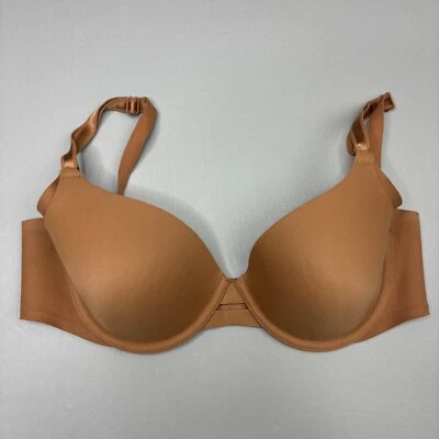 Sujetador Warners Sin Efectos Secundarios 34B Con Aros Nylon Acolchado Espalda Alisador 01356 Foto 1 de 4