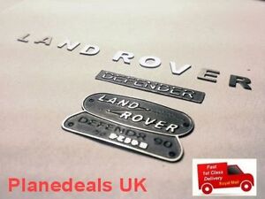 Land Rover Metal Logo Set 1/10 Rc  CC01 D90 SCX10  W2 