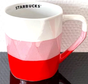 Starbucks 1 Tasse mug Becher 12oz / 355ml rot-rose m Punkte-weiß BRANDNEU SKU - Imagen 1 de 2
