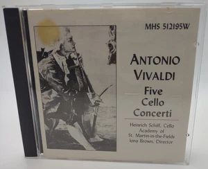 Vivaldi 5 Cello Concerti (Heinrich Schiff, ASMF, Iona Brown) MHS 512195W / EXC - Picture 1 of 4
