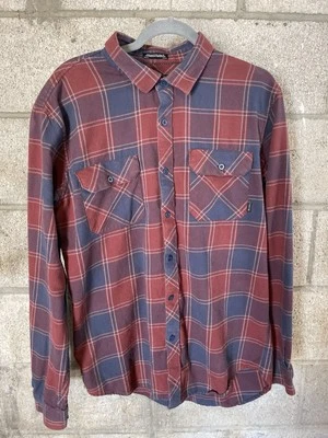 Tavik Plaid Flannel Men’s Size XL Red/ Maroon Western - Image 1 of 4