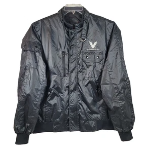 Giacca vintage anni 80 Upstream Racing Division XL "Formula Boat Logo" adulto nera - Foto 1 di 18