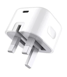 fast charger adapter Uk plug, For iPhone Samsung Galaxy Plug C Type Smart Plug. - Picture 1 of 7