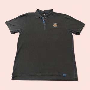 Harley Davidson 115 anniversary Polo Shirt Mens XXL Black Embroidered - Picture 1 of 8