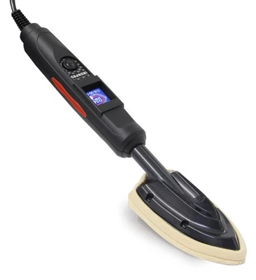 Folienbügeleisen IRONPRO Jamara LCD Farbdisplay Digital m. Schutzbezug & Ständer - Bild 1 von 4