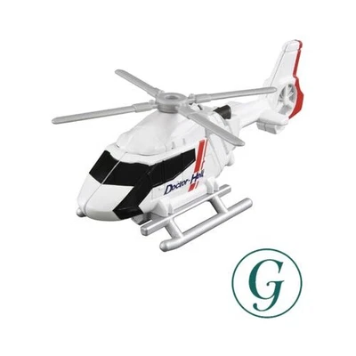 TAKARA TOMY Tomica Job Labor Emergency Unite Vehicle Doctor Helicopter Minicar - Image 1 of 3