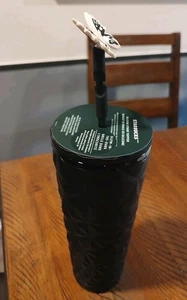 Starbucks Halloween 2025 prisma negro brilla en la oscuridad 24 oz taza fría con tapa - Imagen 1 de 3