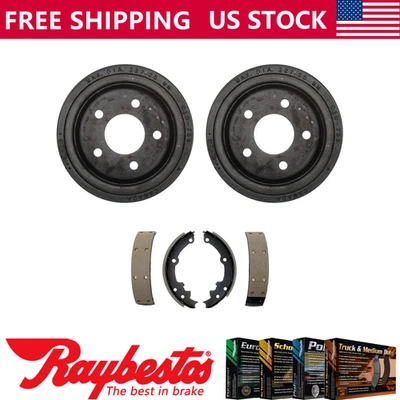 Kit trasero tambores de freno y zapatas de freno para Buick Century 1983-1984 - Raybestos Foto 1 de 4
