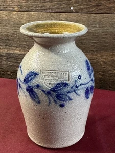 Salmon Falls Stoneware 1998 Dover, NH Blueberry Vines John Zentner gemarkt - Bild 1 von 6