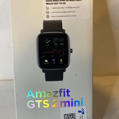 Amazfit GTS 2 Mini Smart Watch for Men Android iPhone, Alexa Built-in, 14-Day Ba - Image 1 of 2