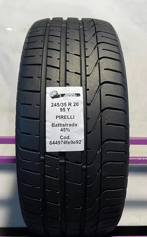 PNEU USAGÉ PIRELLI PZERO 245/35 R20 95Y ESTIVE - Photo 1/2