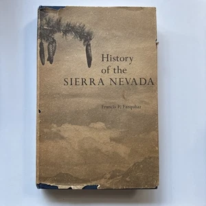 HISTORY SIERRA  Club NEVADA Hardcover BOOK  History Farquahar Yosemite Tree 1966 - Bild 1 von 9