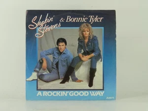 SHAKIN' STEVENS AND BONNIE TYLER A ROCKIN' GOOD WAY (42) 2 Track 7" Single also - Picture 1 of 7