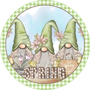 LETRERO DE METAL DISEÑO DE PRIMAVERA (POR FAVOR LEA LA DESCRIPCIÓN) - Imagen 1 de 3