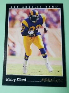 1993 Pinnacle Football Karte #318 Henry Ellard - Los Angeles Rams - Bild 1 von 2