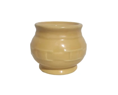 Azucarero de cerámica vitrificada Longaberger tejido Tradiciones Butternut - SIN tapa Foto 1 de 4