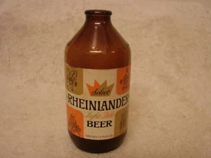 RHEINLANDER LIGHT PALE 12 OZ. BIERFLASCHE GLASDOSE SEATTLE WASH. RAR - Bild 1 von 3