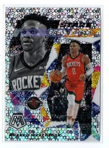19-20 Mosaic Fast Break #1 Russell Westbrook Insert - Stare Masters Rockets - Picture 1 of 1