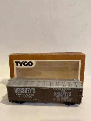 Vintage TYCO HO HERSHEY'S Chocolate & Cocoa Billboard Reefer ~ Train Car In Box - Image 1 of 4