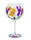 Lynsey Johnstone Hand Painted Copa Gin And Tonic Glasses Cocktail Balloon Glass